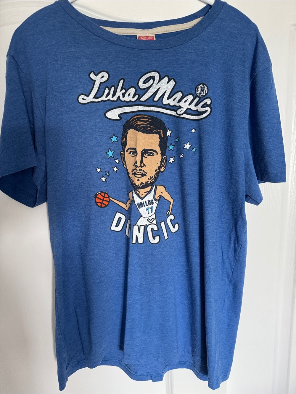 Homage Luka Magic Graphic Short Sleeve Crewneck T-Shirt - Blue